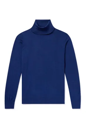 Loro Piana Wish Virgin Wool Rollneck Sweater