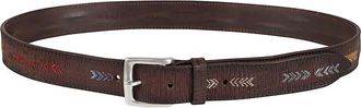 Orciani Blade Sioux Sports Belt - Heren - Riemen - Bruin - 110 CM - Leer - Accessoires