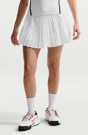 Nike Victory Tennis Skort in White/Black at Nordstrom Rack, Size X-Small