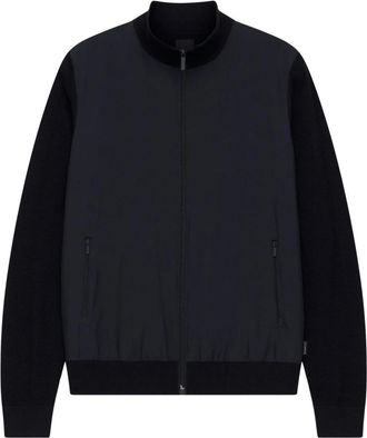 Bugatti Knit Cardigan 7600-15571e - Heren - Vesten met rits - Blauw - XL - Hoodies & sweatvesten