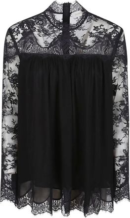 Zimmermann Top a collo alto - Nero