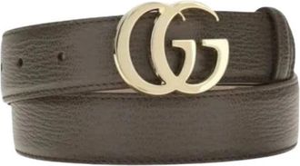 Gucci GG Marmont Riem - Dames - Riemen - Bruin - 85 CM - Leer - Accessoires
