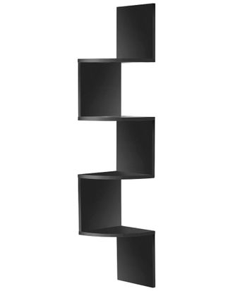 Sorbus 5-Tier Floating Corner Wall Shelf