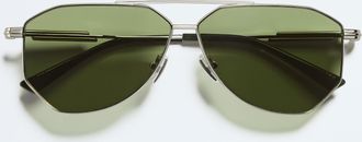 Bottega Veneta Occhiali da sole aviator Classic - Grigio - Unisex - U