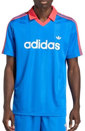 adidas Logo Jacquard Jersey in Blue at Nordstrom, Size Xx-Large