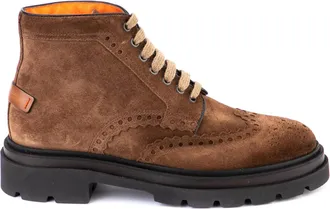 Santoni Breakout Suede Ankle Boots