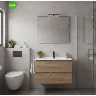 Savini Composizione bagno sospesa Dafne Savini 60cm quercia naturale
