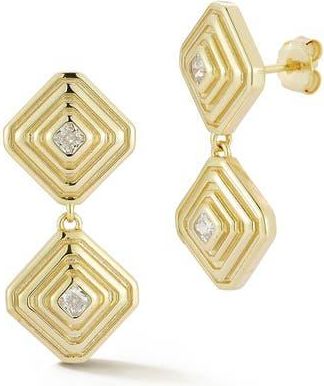 Glaze Jewelry Cubic Zirconia Diamond Drop Earrings in Gold at Nordstrom Rack