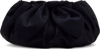 Oscar De La Renta Clutch in raso - Blu