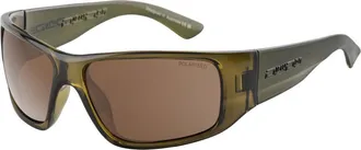 Dirty Dog Fender Polarized 53855 Mens Sunglasses Green Size 63