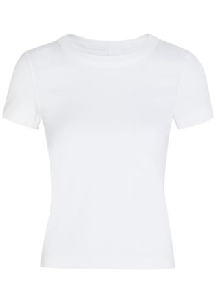 Free People Atlas Cotton T-shirt - White - L (UK16-UK18 / L)