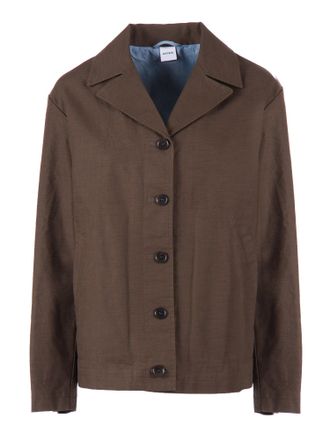 Aspesi Boxy Cropped Button Jacket