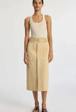 A.L.C. Maia Skirt In Latte