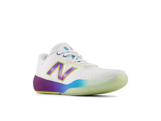 New Balance FuelCell 996v5 Womens Shoes White/Purple Fade : 5 B - Medium, Synthetic