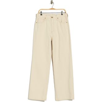 AG - Adriano Goldschmied Kora High Waist Wide Leg Jeans in Pale Oak at Nordstrom Rack, Size 27