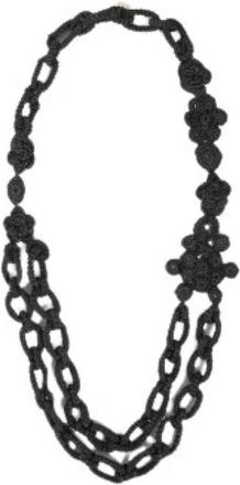 Liviana Conti Double-Turn Ketting - Dames - Kettingen - Zwart - ONE Size - Accessoires