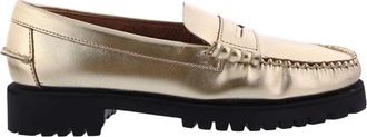 Sebago Metallic Loafer in Goud - Dames - Loafers - Geel - 38 EU - Schoenen