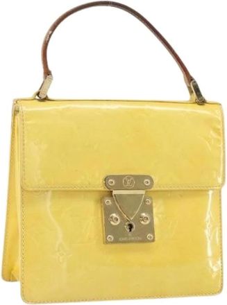 Louis Vuitton Pre-owned Handbags, female, Yellow, Size: ONE SIZE Pre-owned Vintage Handbag