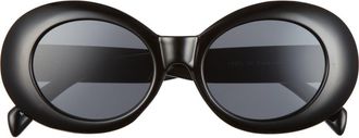 BP. 51mm Oval Sunglasses in Black at Nordstrom