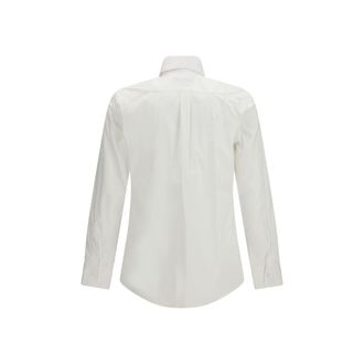 Dolce & Gabbana Mens White Alpaca Vicugna Pacos Dress Shirt