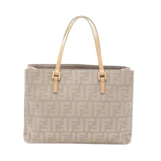 Fendi Pre-owned Tote Bags, female, Beige, Size: ONE SIZE Pre-owned Vintage Tote Bag