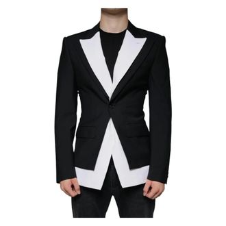 Dolce & Gabbana Hombre, Chaquetas, Negro, Talla: L