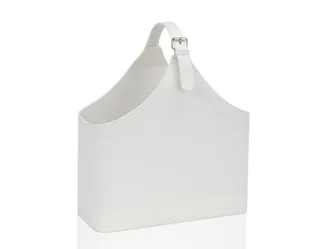 Andrea House Andrea House Ax62329 Revistero Efecto Piel Blanca - Ref: Ax62329