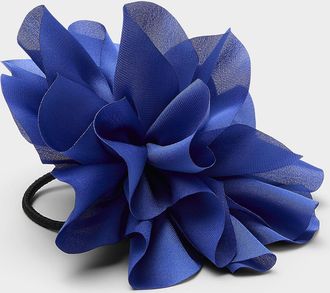 Simons Womens Large fabric flower hair tie