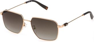 Fila SFI457 300Y Mens Sunglasses Gold Size 55