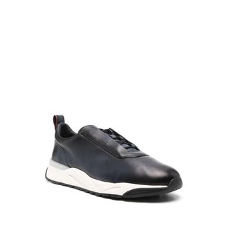 Santoni Gonu Sneaker - Navy