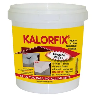 OEM Kalorfix Fissativo Termico Per Pareti E Soffitti Freddi Formato 5 Lt - Confezione 1