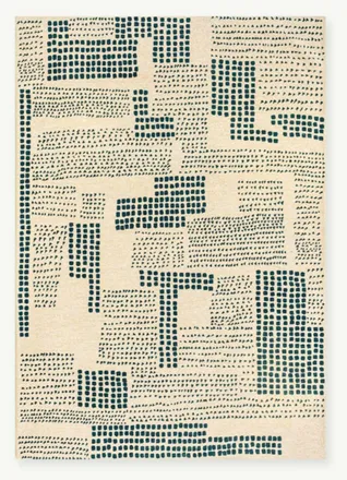 Novatrend Alfombra moderna tejida plana Azul 200x280 cm