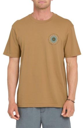Quiksilver Sunny Day Graphic Cotton T-Shirt in Tobacco at Nordstrom, Size Xx-Large