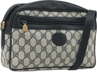 Gucci Pre-owned Vintage Schoudertas - Dames - Vintage Schoudertas - Blauw - ONE Size - Leer - Vintage