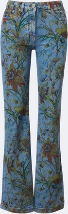 Etro Floral flared jeans
