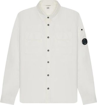 C.P. Company Long Sleeve Jacket - Heren - Zomerjassen - Wit - 2XL - Jassen