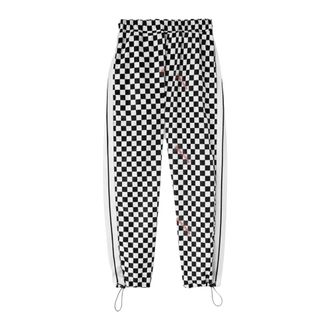 Palm Angels Pantalon de surv&ecirc;tement Damier - Heren - Straight fit broeken - Veelkleurig - L - Broeken