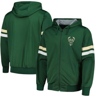 G-III Sports by Carl Banks Mens G-III Sports by Carl Banks Hunter Green Milwaukee Bucks Contender Full-Zip Hoodie Jacket at Nordstrom, Size Medium