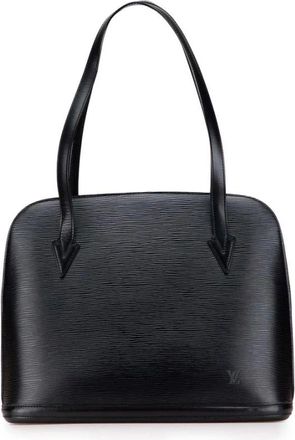 Louis Vuitton Pre-owned Shoulder Bags, female, Black, Size: ONE SIZE Pre-owned Leather Handbag