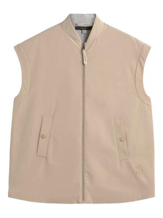 Max Mara Bodywarmer met rits - Beige