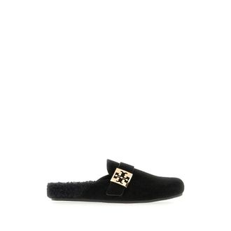 Tory Burch Comfortabele Huispantoffels voor Ultiem Comfort - Dames - Pantoffels - Zwart - 36 EU - Wol - Schoenen