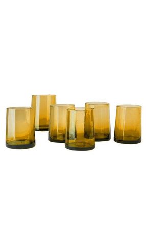Verve Culture Moroccan Cone Glass Small in Amber at Nordstrom