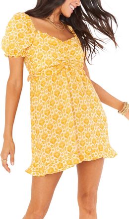Show me your Mumu Sophie Mini Dress In Golden Fields