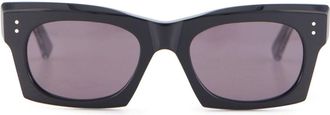 Retro Superfuture Edku sunglasses - unisex - Acetate - 52 - Black