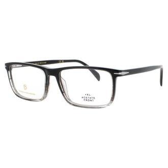David Beckham Mens Black Rectangular Eyeglass Frames 1019