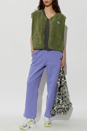 American Vintage V-neck T-shirt, Womens, Grey