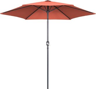 Oviala Sombrilla recta inclinable con manivela (3 m) Matera