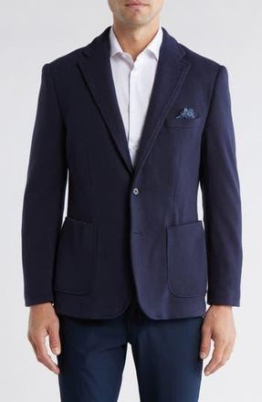 Lucky Brand Brushed Ribbed Knit Sport Coat in Navy at Nordstrom Rack, Size 40Short