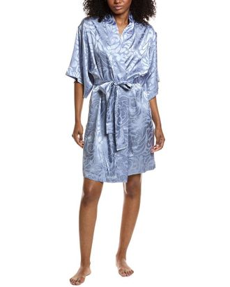 Natori Scroll Satin Jacquard Robe