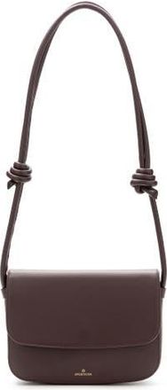 La Portegna Lucia Shoulder Bag With Sliding Knots in Burgundy at Nordstrom